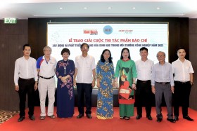 Trao giải cuộc thi tác phẩm báo chí 'Xây dựng và phát triển đa dạng hóa sinh học trong môi trường công nghiệp'