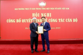 Nhà báo Trương Thành Trung được bổ nhiệm làm Tổng Biên tập Tạp chí Mặt trận