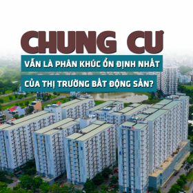 Chung cư vẫn là phân khúc ổn định nhất của thị trường bất động sản