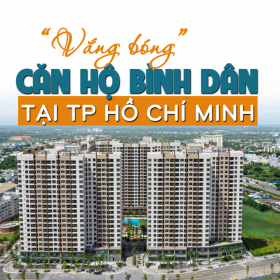 “Vắng bóng” căn hộ bình dân tại TP Hồ Chí Minh