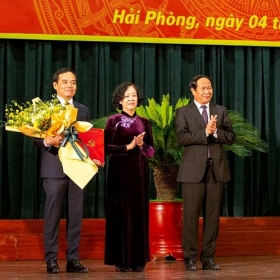 Ông Trần Lưu Quang được điều chuyển giữ chức Bí thư Thành ủy Hải Phòng