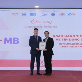 MB được vinh danh 'Ngân hàng Việt Nam tiêu biểu 2024'