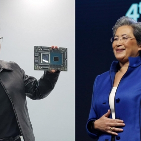 Hai chú cháu Jensen Huang và Lisa Su 'khuấy đảo' ngành chip AI