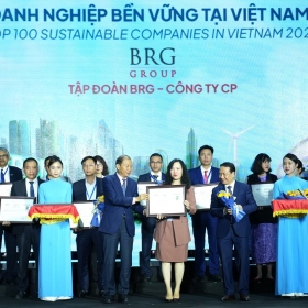 Tập đoàn BRG lần thứ tư liên tiếp được vinh danh Doanh nghiệp Bền vững Việt Nam