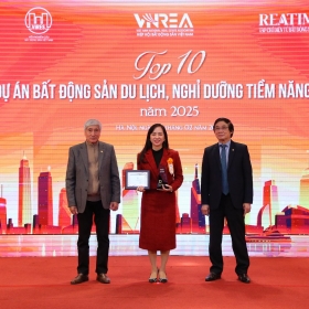Sun Property lập “hattrick” giải thưởng tại Lễ Vinh danh thương hiệu Bất động sản dẫn đầu năm 2024-2025