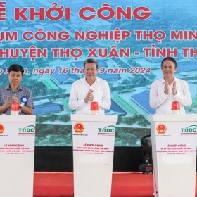 Thanh Hoá khởi công cụm công nghiệp hơn 15 ha tại huyện Thọ Xuân