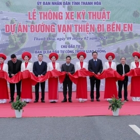 Thông xe kỹ thuật 02 dự án đường giao thông tại Thanh Hóa