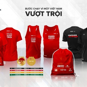 Giải Marathon Quốc tế Hà Nội Techcombank ra mắt bộ vật phẩm phiên bản đặc biệt