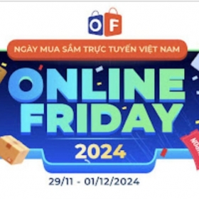 60 giờ săn khuyến mãi toàn quốc: Online Friday 2024 đang đến gần