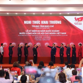 Ra mắt Trung tâm Báo chí phục vụ lễ kỷ niệm 80 năm Quốc khánh 2/9