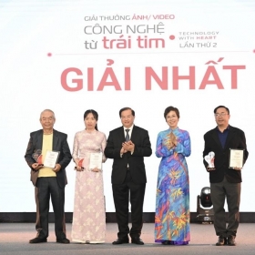 Trao giải thưởng ảnh/video “Công nghệ từ trái tim” lần thứ 2