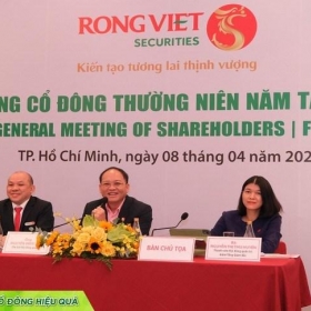 ĐHĐCĐ Chứng khoán Rồng Việt (VDSC): Kế hoạch doanh thu tăng 18,3%, lên 983 tỷ đồng