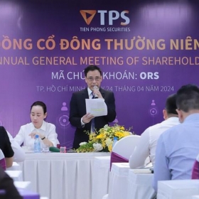 ĐHĐCĐ Chứng khoán Tiên Phong (TPS): Kế hoạch lợi nhuận tăng trưởng 26%, phát hành cổ phiếu để tăng vốn điều lệ