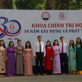 Khoa Chính trị học và hành trình 30 năm xây dựng và phát triển