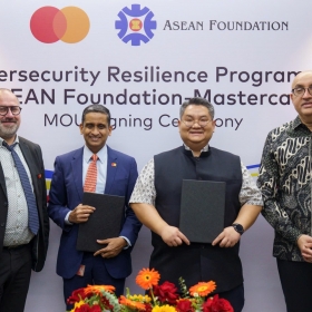 Mastercard và Quỹ ASEAN ký Biên bản ghi nhớ khởi động Chương trình Nâng cao năng lực an ninh mạng trong toàn khu vực