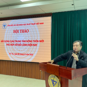 VUSTA: Xây dựng cụm, trung tâm nông thôn mới phù hợp với bối cảnh hiện nay