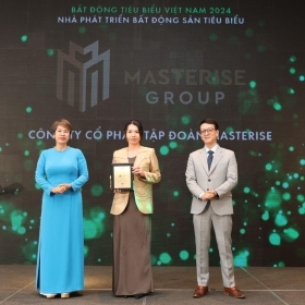 Masterise khẳng định uy tín và năng lực với cú đúp tại Giải thưởng “Bất động sản tiêu biểu 2024”