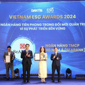 SeABank được vinh danh “Ngân hàng tiên phong trong đổi mới quản trị vì sự phát triển bền vững” tại Vietnam ESG Awards