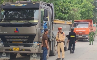 Thừa Thiên - Huế: CSGT thị xã Hương Trà tăng cường kiểm tra, ngăn chặn và xử lý vi phạm trên Tỉnh lộ 16