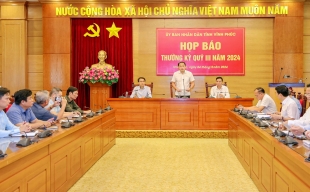 Vĩnh Phúc họp báo thường kỳ quý III, 2024