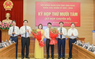 Vĩnh Phúc kiện toàn chức danh Phó Chủ tịch HĐND, UBND tỉnh