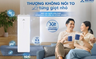 Hòa Phát trình làng dòng máy lọc nước hoàn toàn mới