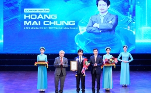 Doanh nhân Hoàng Mai Chung được trao giải “nhà lãnh đạo tiên phong đổi mới, sáng tạo”
