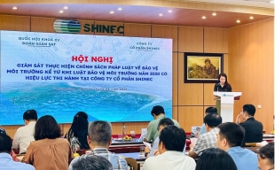 Đoàn Đại biểu Quốc hội khảo sát bảo vệ môi trường tại KCN Nam Cầu Kiền - Mô hình KCN sinh thái tiên phong từ Hải Phòng