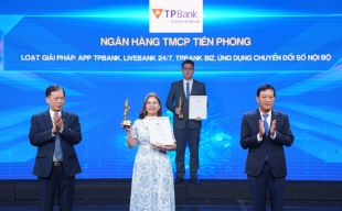 TPBank được vinh danh chuyển đổi số xuất sắc, ghi dấu nỗ lực bền bỉ trên hành trình chuyển đổi số