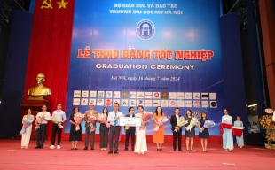 YODY hiện diện và phát biểu trong Lễ trao bằng tốt nghiệp của Trường Đại học Mở Hà Nội