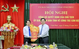 Vĩnh Phúc kiện toàn chức danh lãnh đạo Sở Thông tin và Truyền thông