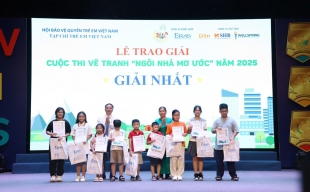 “Ngôi nhà mơ ước” 2025: Nơi trẻ thơ vẽ nên thành phố xanh và hạnh phúc