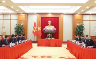 Tổng Bí thư Tô Lâm và Tổng thống Hoa Kỳ Donald Trump điện đàm
