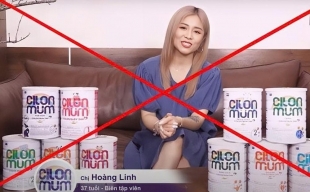 MC Hoàng Linh bị phạt hơn 100 triệu đồng vì quảng cáo sữa giả
