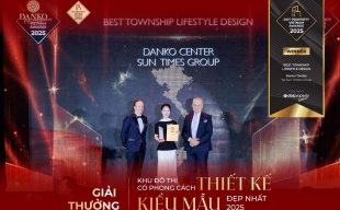 Danko Center được vinh danh “Khu đô thị có phong cách thiết kế kiểu mẫu đẹp nhất Việt Nam 2025”