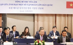Tổng Bí thư Tô Lâm gặp gỡ một số tập đoàn lớn của Hàn Quốc