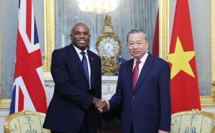 Tổng Bí thư Tô Lâm gặp Phó Thủ tướng Anh David Lammy