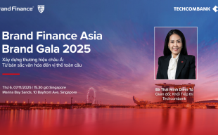 Giám đốc Khối Tiếp thị ngân hàng Techcombank sẽ tham gia đối thoại tại diễn đàn thương hiệu hàng đầu châu Á