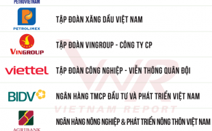 Hòa Phát là doanh nghiệp sản xuất duy nhất lọt TOP 10 Doanh nghiệp lớn nhất Việt Nam