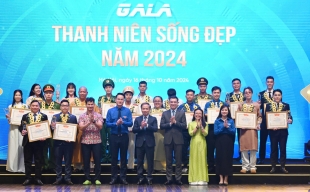 Vinh danh 20 thanh niên tiêu biểu trên toàn quốc