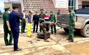 Triệt phá vụ vận chuyển 38 bánh heroin từ Lào về Việt Nam qua cửa khẩu Nam Giang