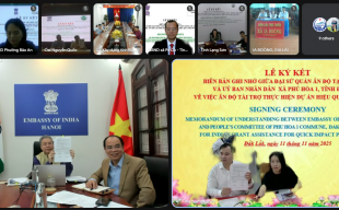 Ấn Độ hỗ trợ 10 địa phương Việt Nam triển khai dự án tác động nhanh năm 2025