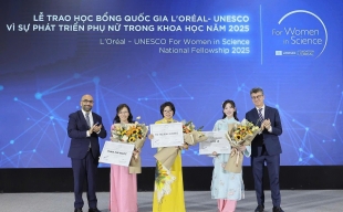 3 nhà khoa học nữ Việt Nam nhân học bổng quốc gia L’Oréal – UNESCO