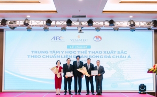 Trung tâm y học thể thao Vinmec được công nhận xuất sắc theo chuẩn Châu Á