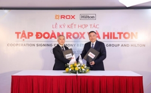 ROX Group và Hilton ký thoả thuận hợp tác phát triển phân khúc khách sạn trung cấp.