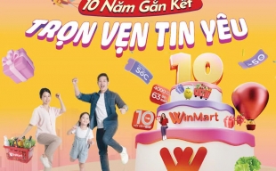 WinMart tung ưu đãi “khủng” mừng sinh nhật 10 tuổi