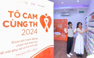 Tô cam cùng TH 2024: Đóng góp vào Quỹ hỗ trợ sinh kế cho nạn nhân của bạo lực giới