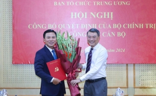 Bí thư Tỉnh uỷ Thanh Hóa Đỗ Trọng Hưng làm Phó Ban Tổ chức Trung ương