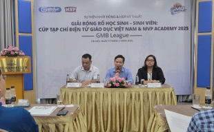 Giải bóng rổ học sinh, sinh viên GMB League 2025 quy tụ trên 700 vận động viên tham dự