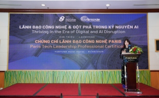 Trường Kinh doanh & Công nghệ Paris hợp tác chiến lược cùng Viện Quản lý Vietstar tiên phong đào tạo lãnh đạo công nghệ trong kỷ nguyên AI